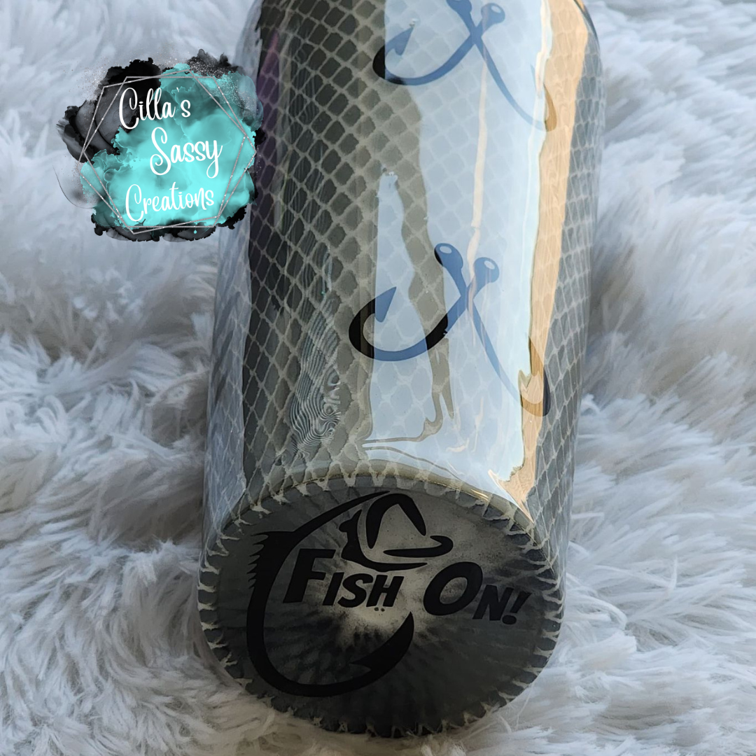 Dark Sea Fishing Lure Tumbler